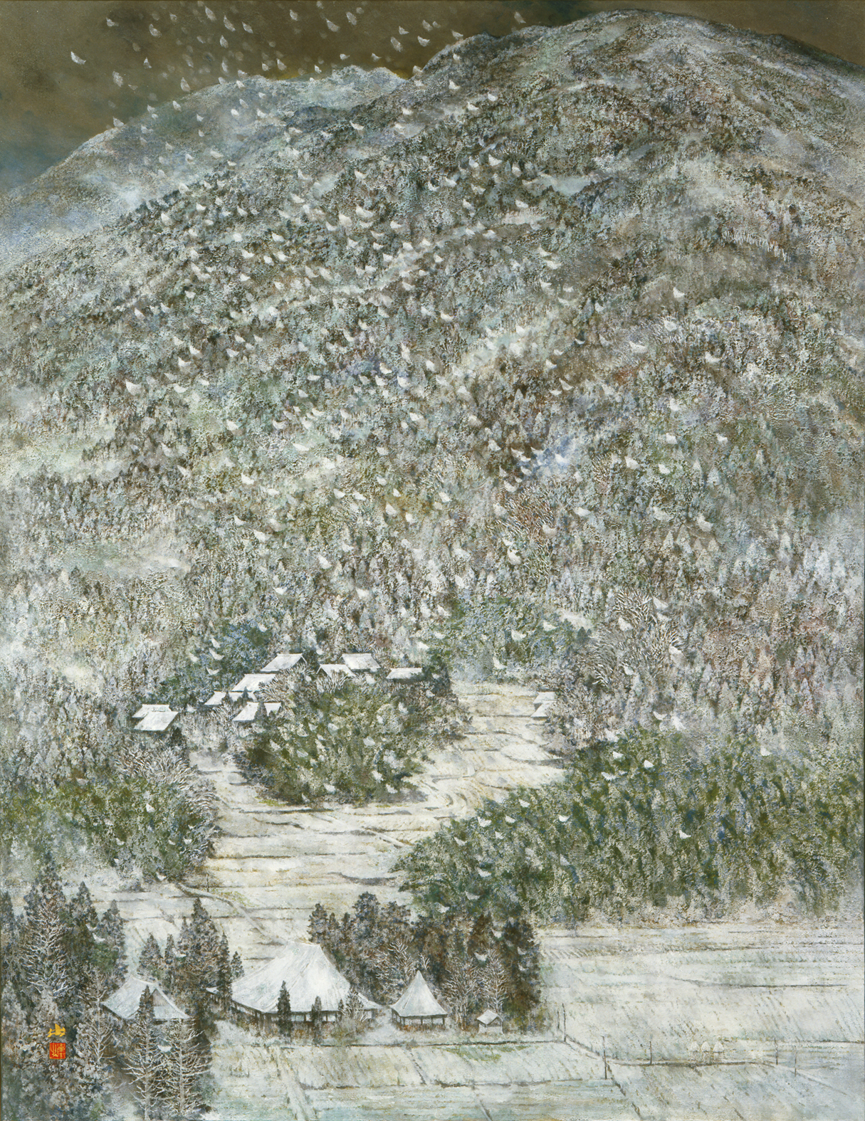 148由里本出 雪の大原 奈良県立万葉文化館蔵m.jpg